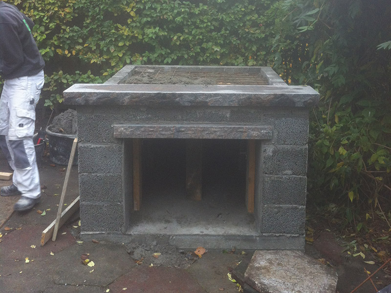 Murerarbejde Udendørs Ovn 2
