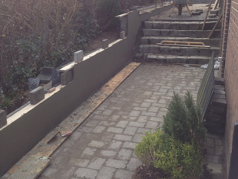 Murerarbejde Støttemur 6